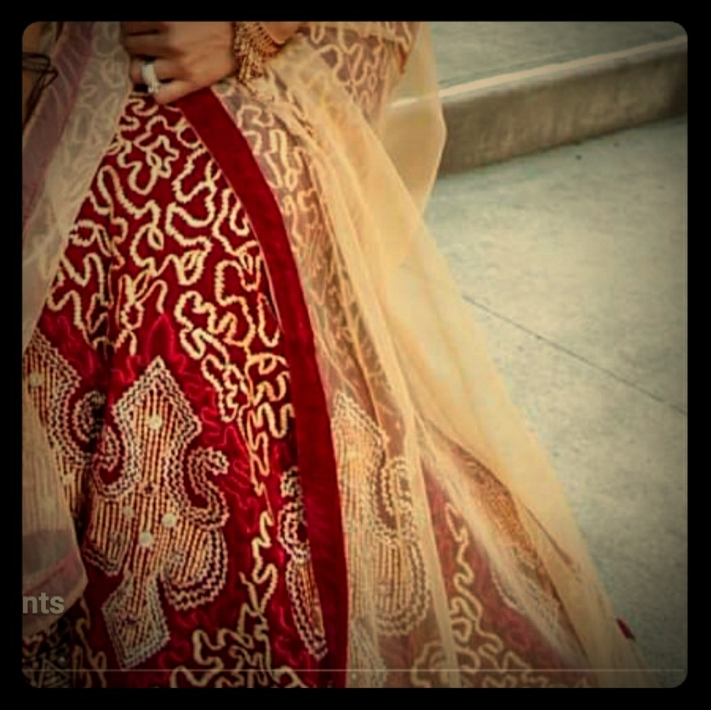 Ornate Red & Gold Lehenga
